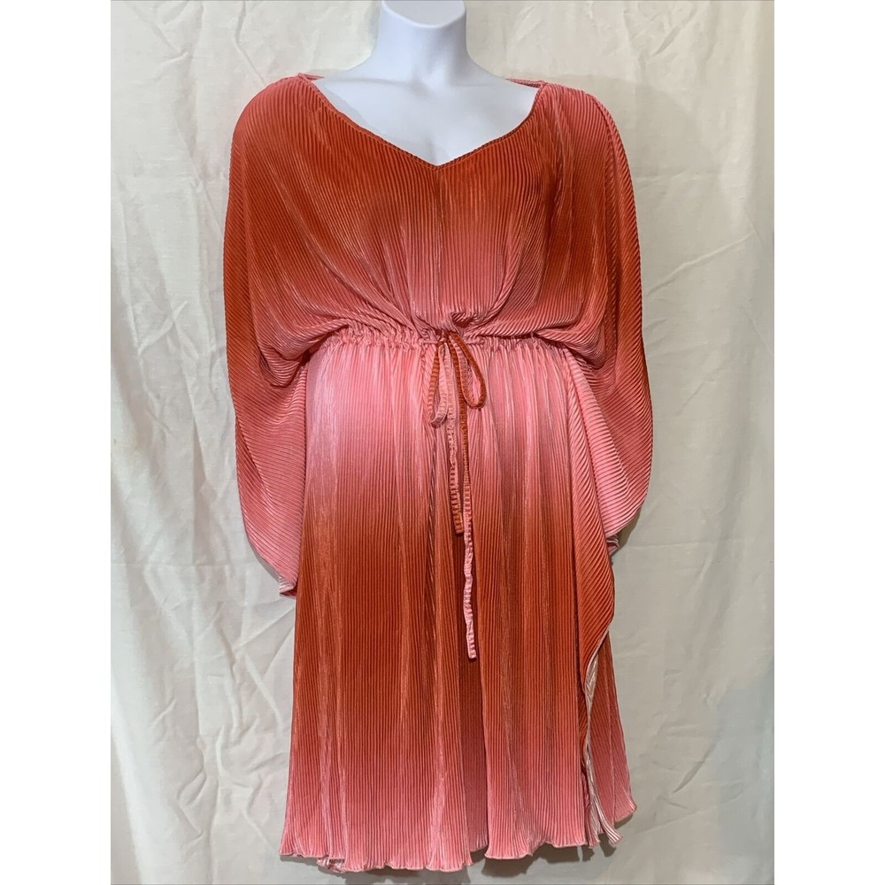 Bloom Chic Ribbed Drawstring Dress Coverup Womens Size 18-20